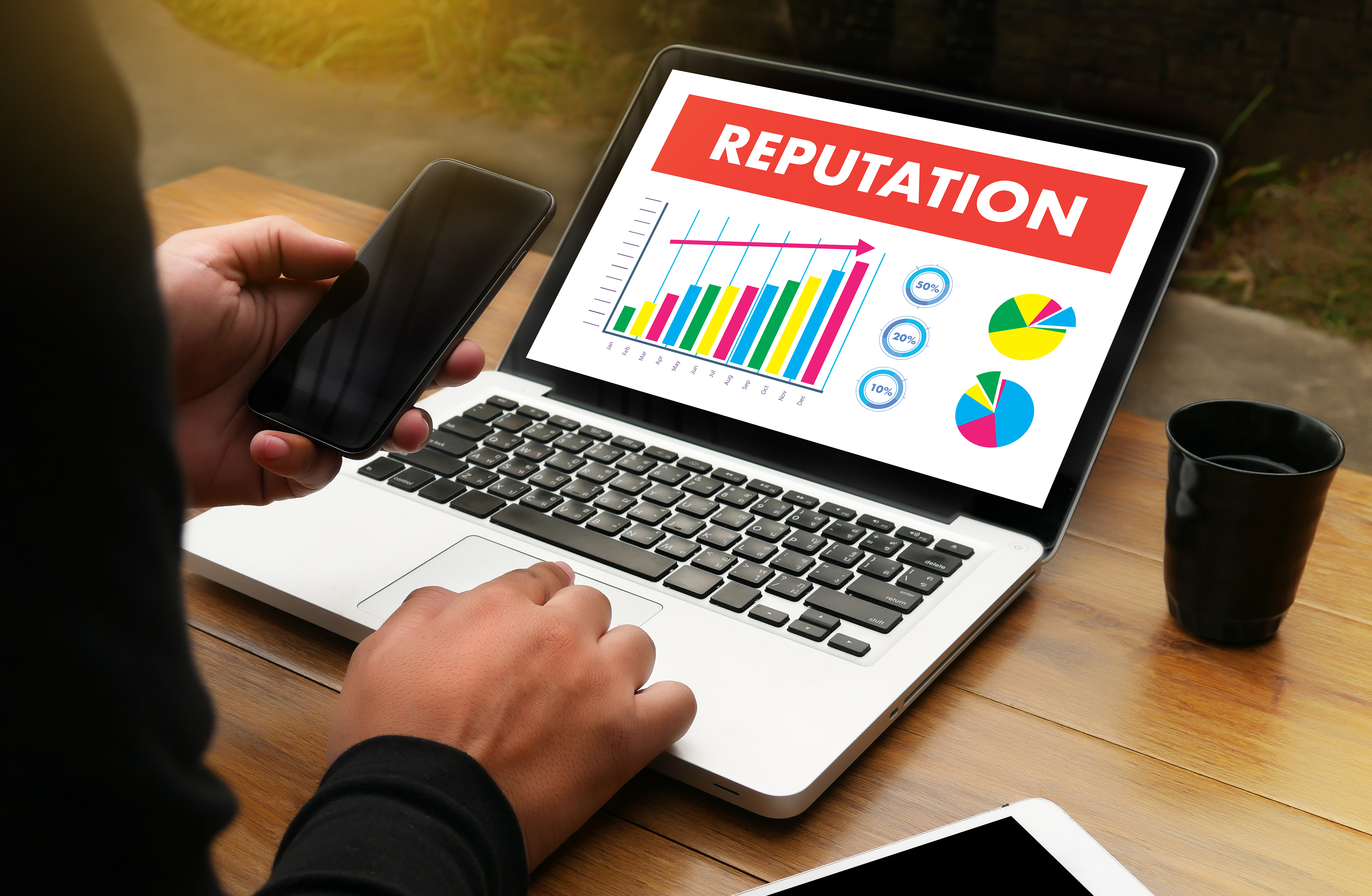Online Reputation Management Image - Represents Online Reputation Management.